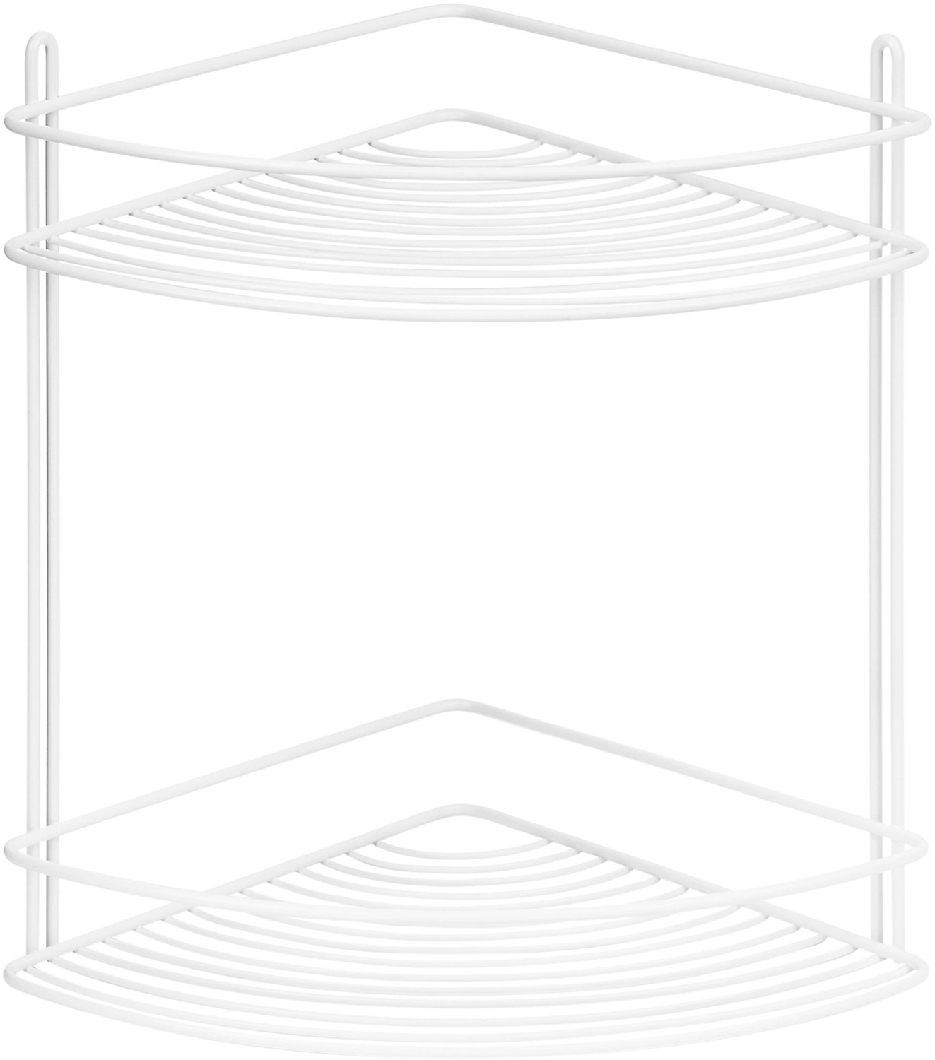 Полка угловая MOROSHKA ЧМЗ 21,8х21,8х31 см белый