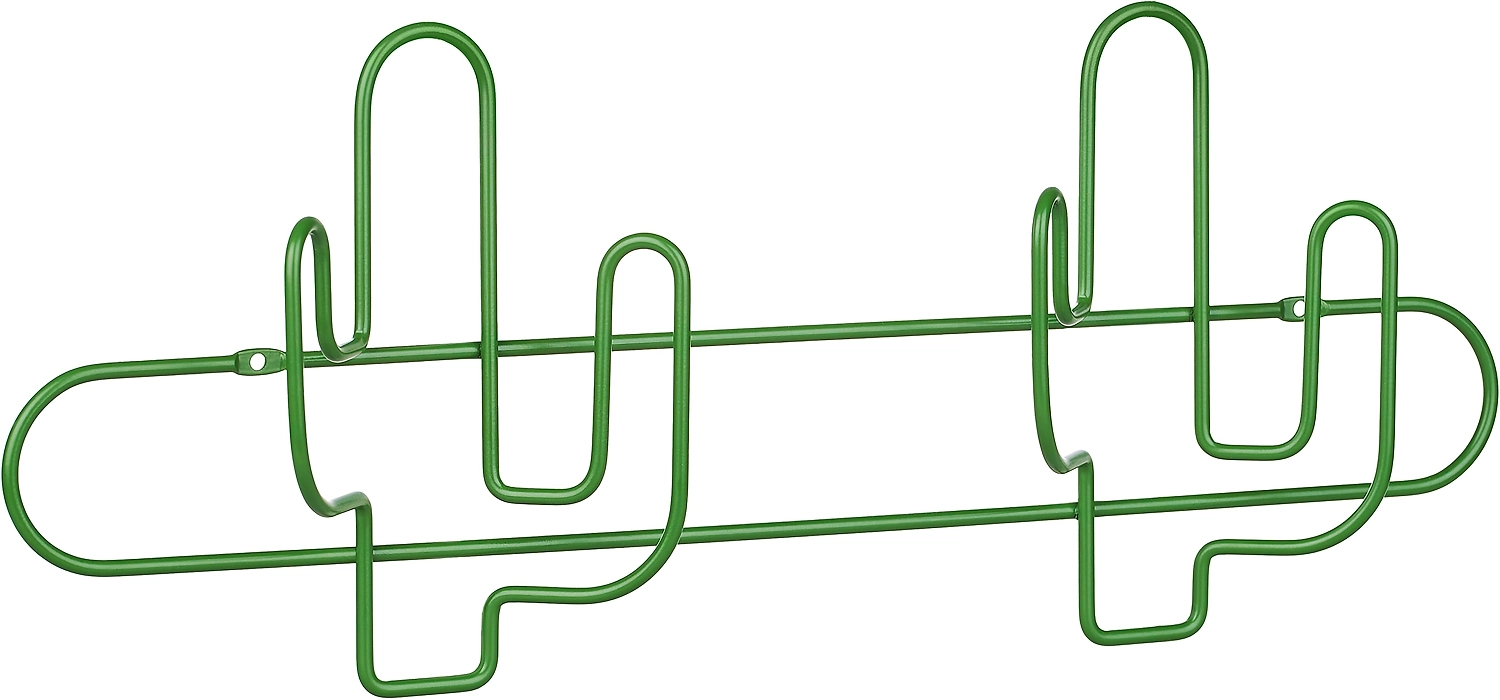 Планка с 4 крючками MOROSHKA 43,7x17,6x4,5 см зеленый