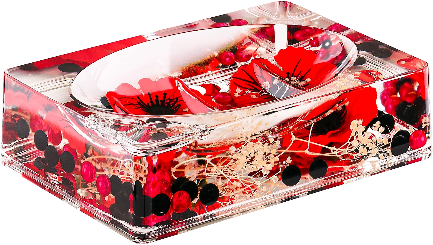 Мыльница Verran Vermilion прозрачный