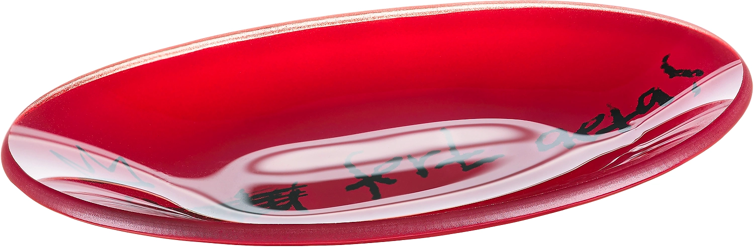 Мыльница MOROSHKA Graffity красный