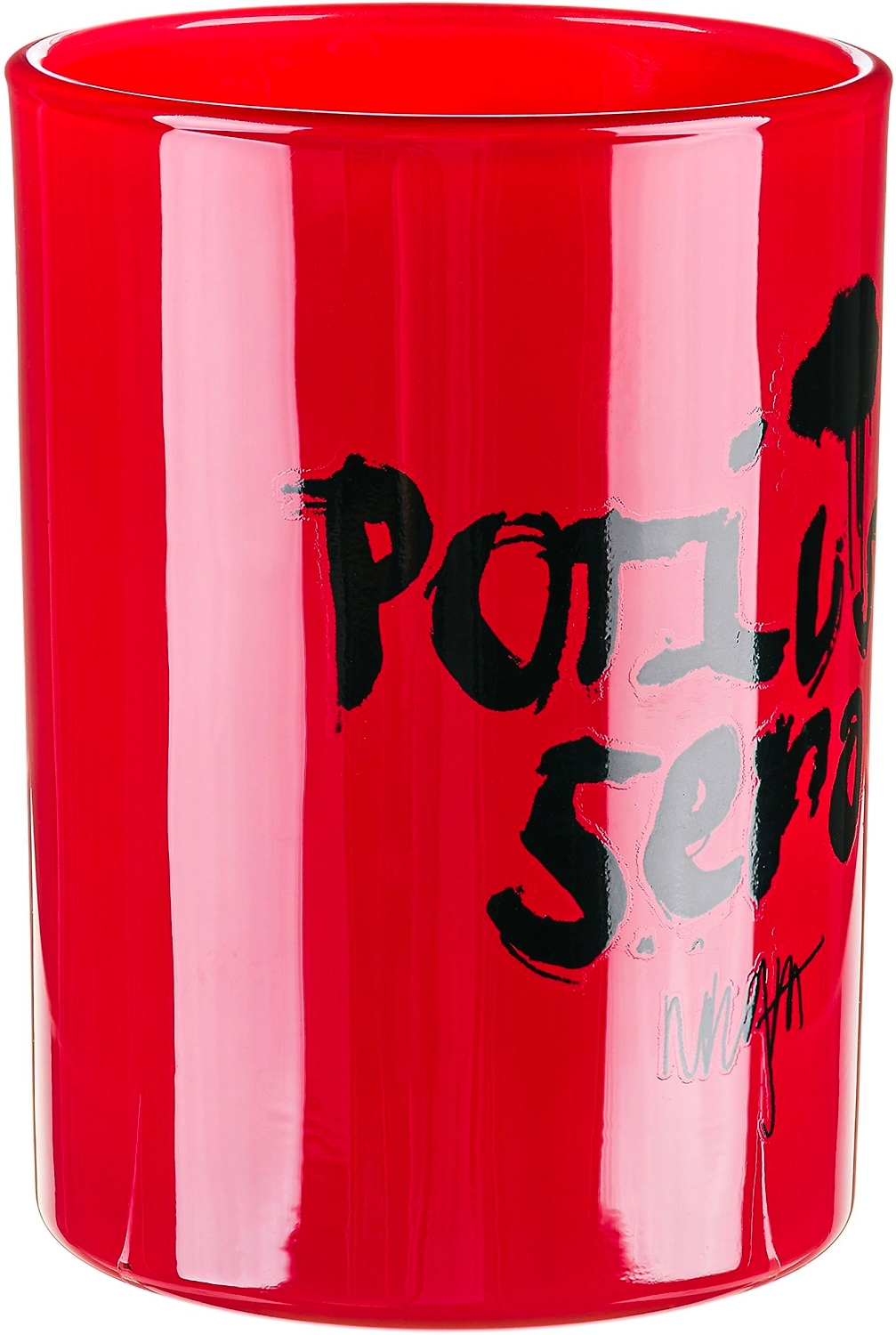 Стакан для зубных щеток MOROSHKA Graffity красный