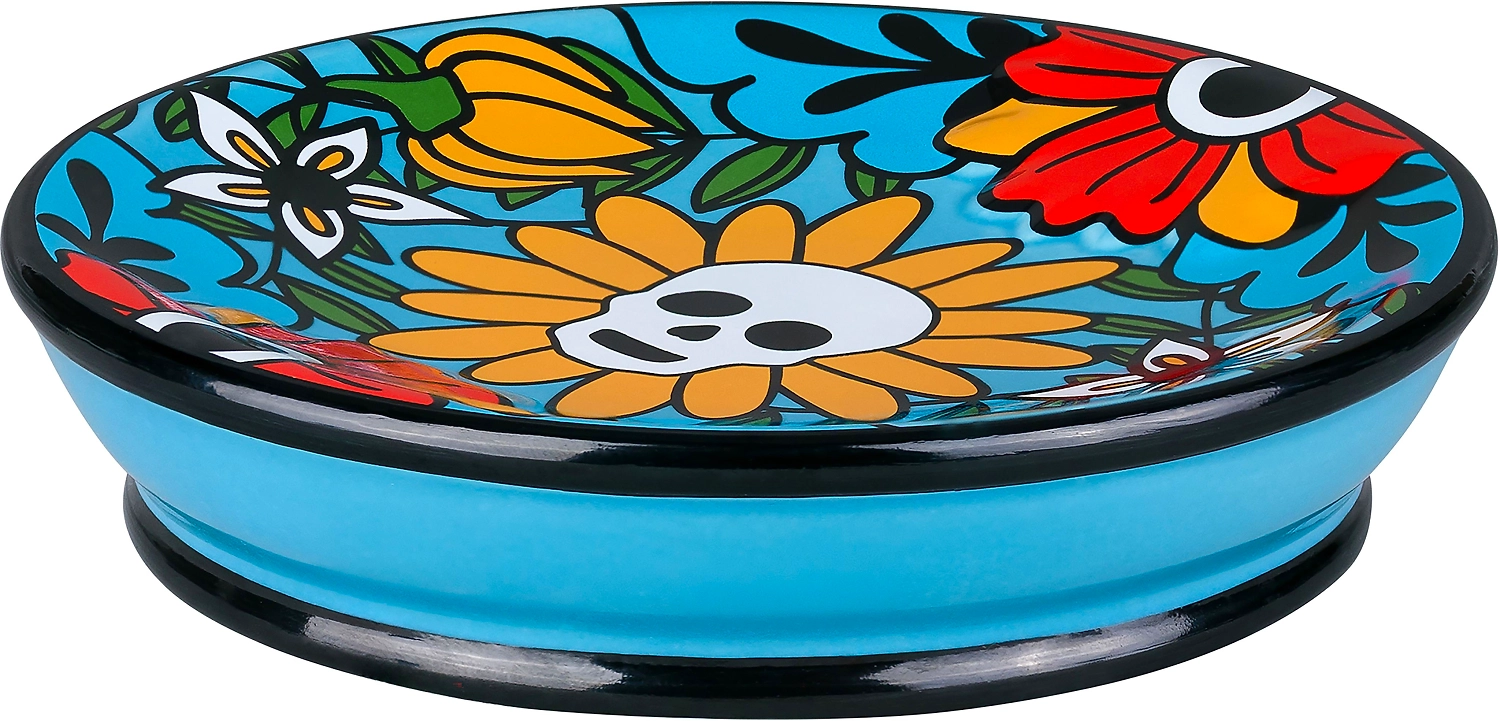 Мыльница MOROSHKA Los Muertos голубой