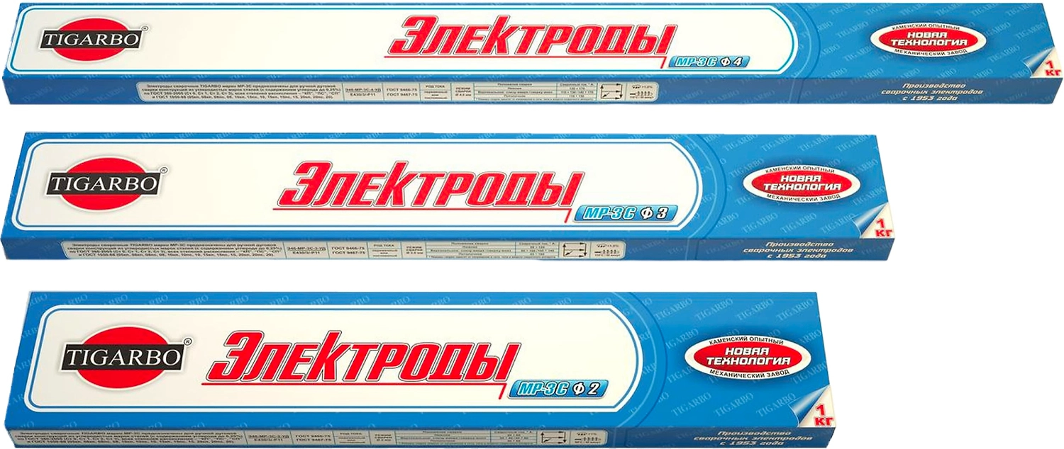 Электроды TIGARBO МР-3С 4 мм 1 кг