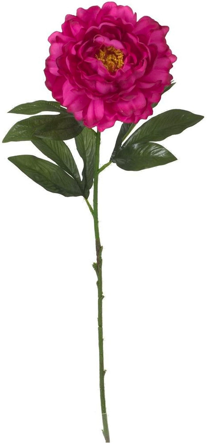 Искусственный цветок Пион бордовый 70 см