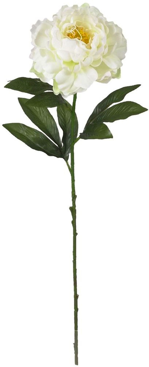 Искусственный цветок Пион кремовый 70 см