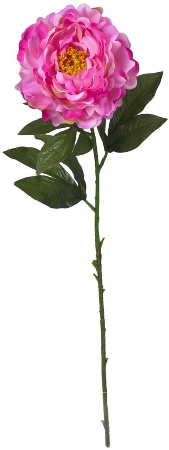 Искусственный цветок Пион розовый 70 см