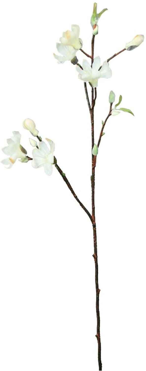 Искусственный цветок Магнолия кремовая 94 см