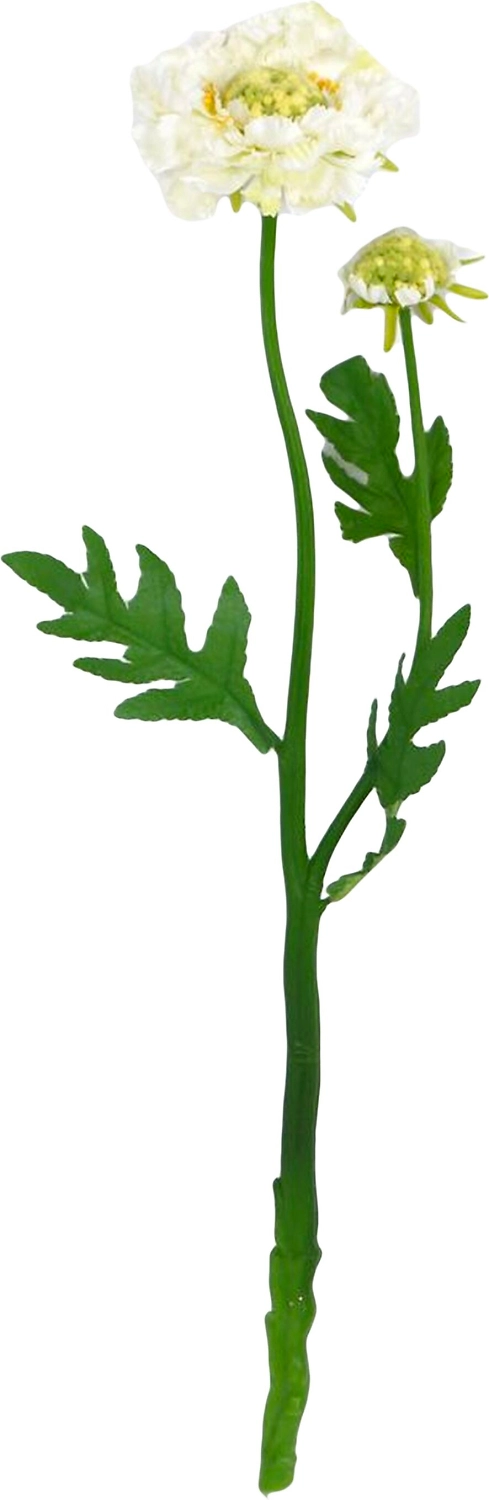 Искусственный цветок Скабиоза кремовая 50 см