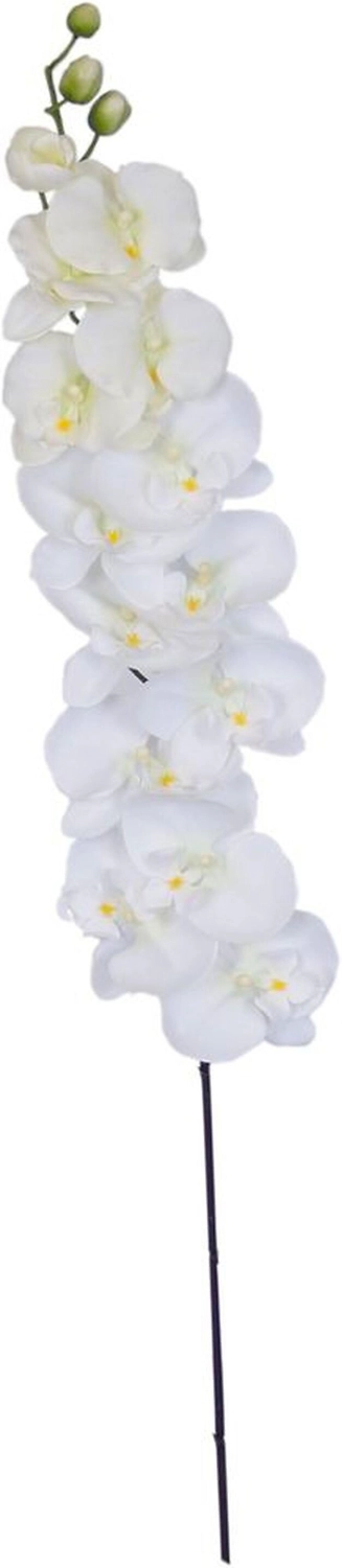 Искусственный цветок Орхидея Фаленопсис кремовая 20см