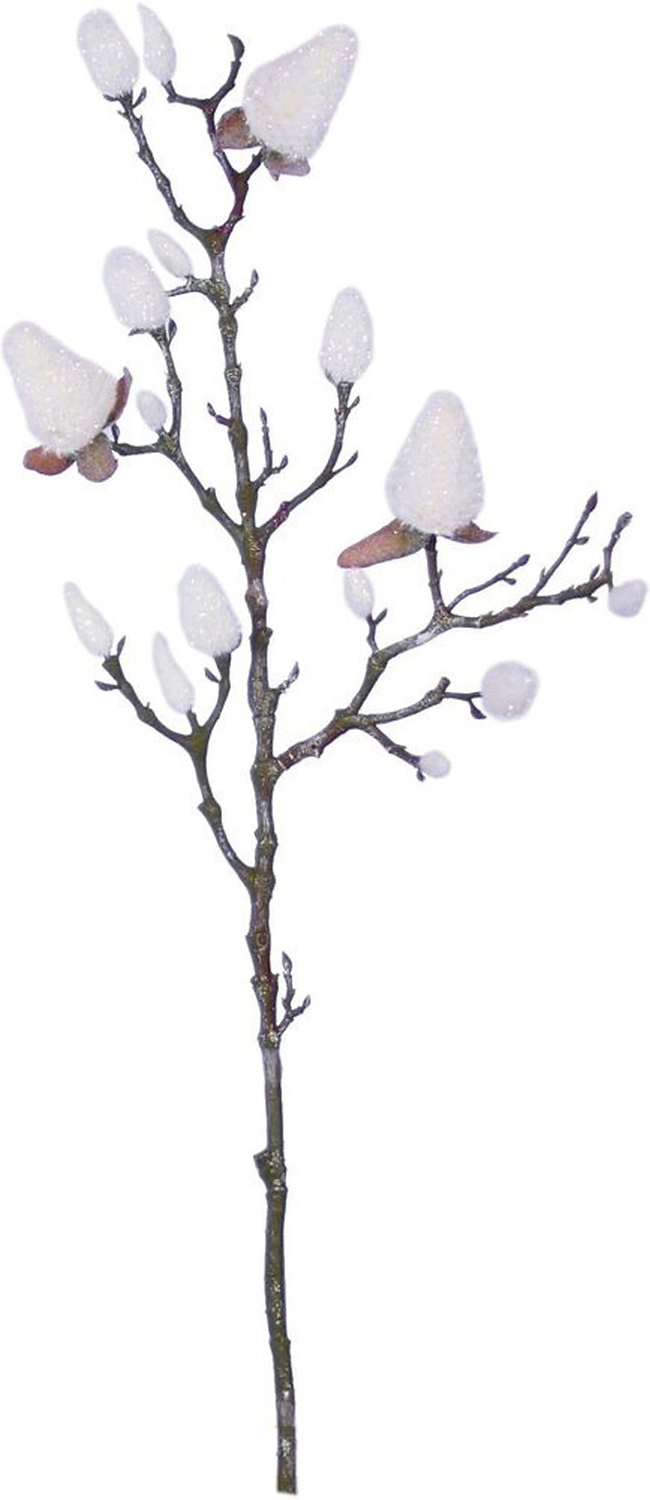 Искусственный цветок Магнолия белая 68 см