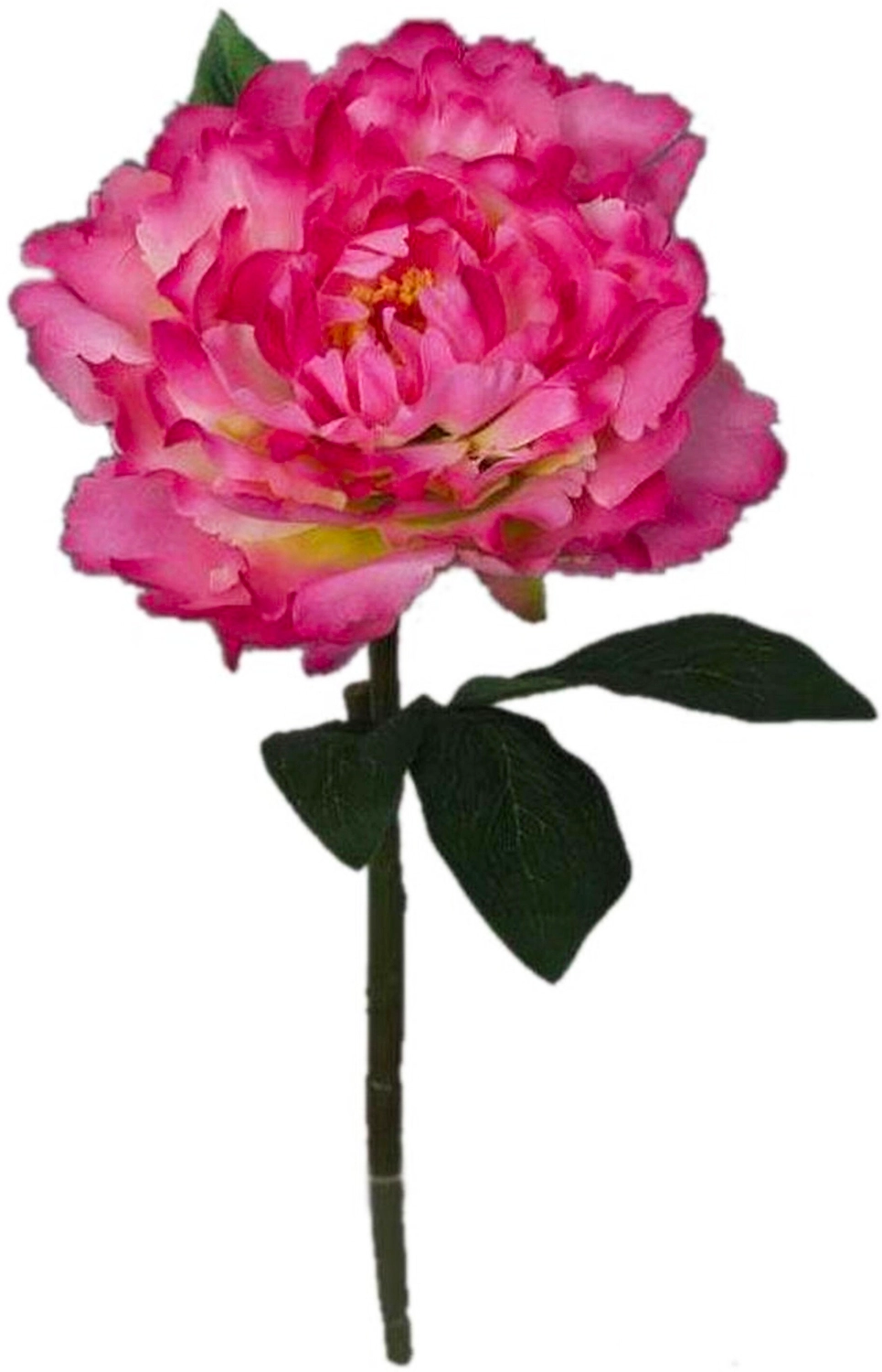 Искусственный цветок Пион темно-розовый 44 см