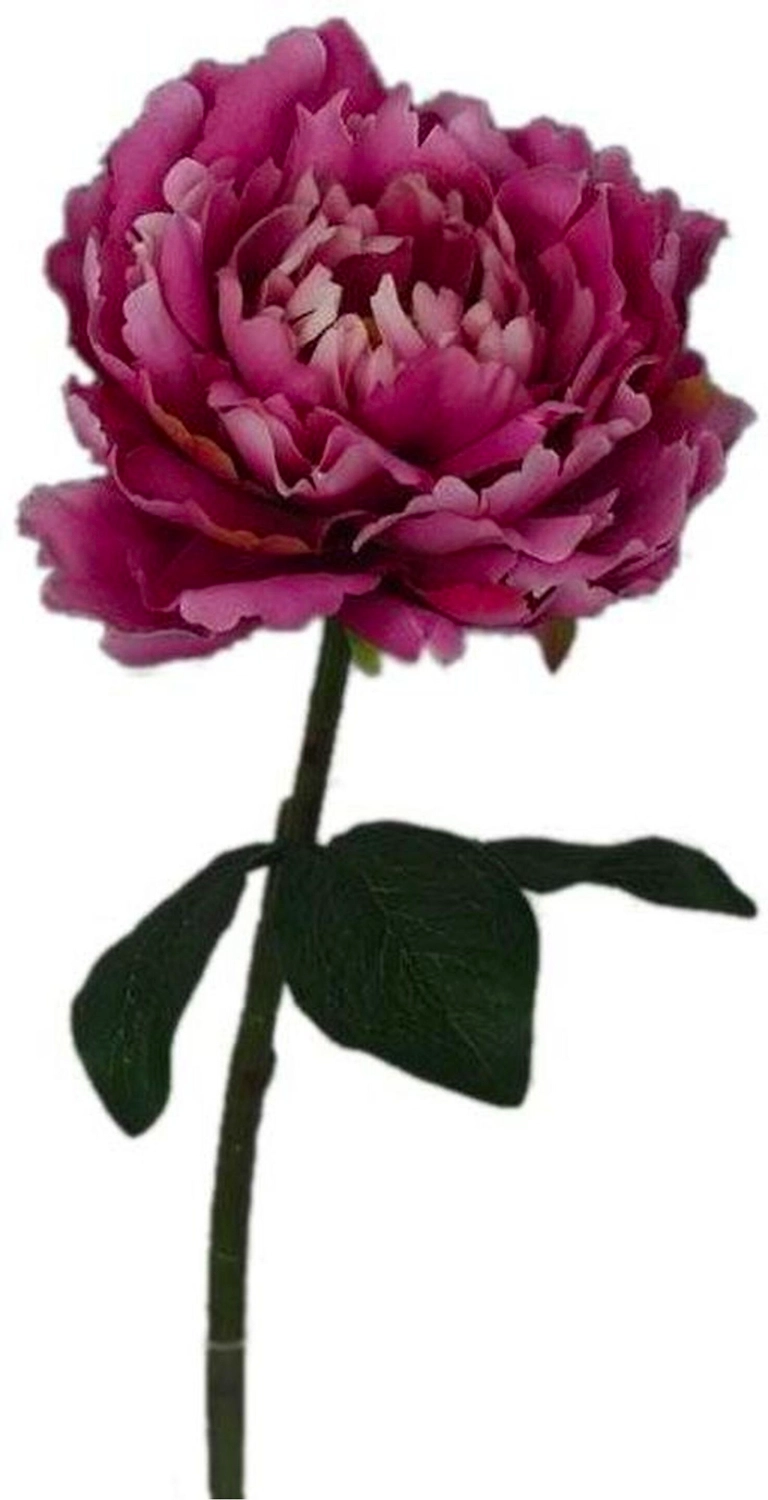 Искусственный цветок Пион фиолетовый 44 см