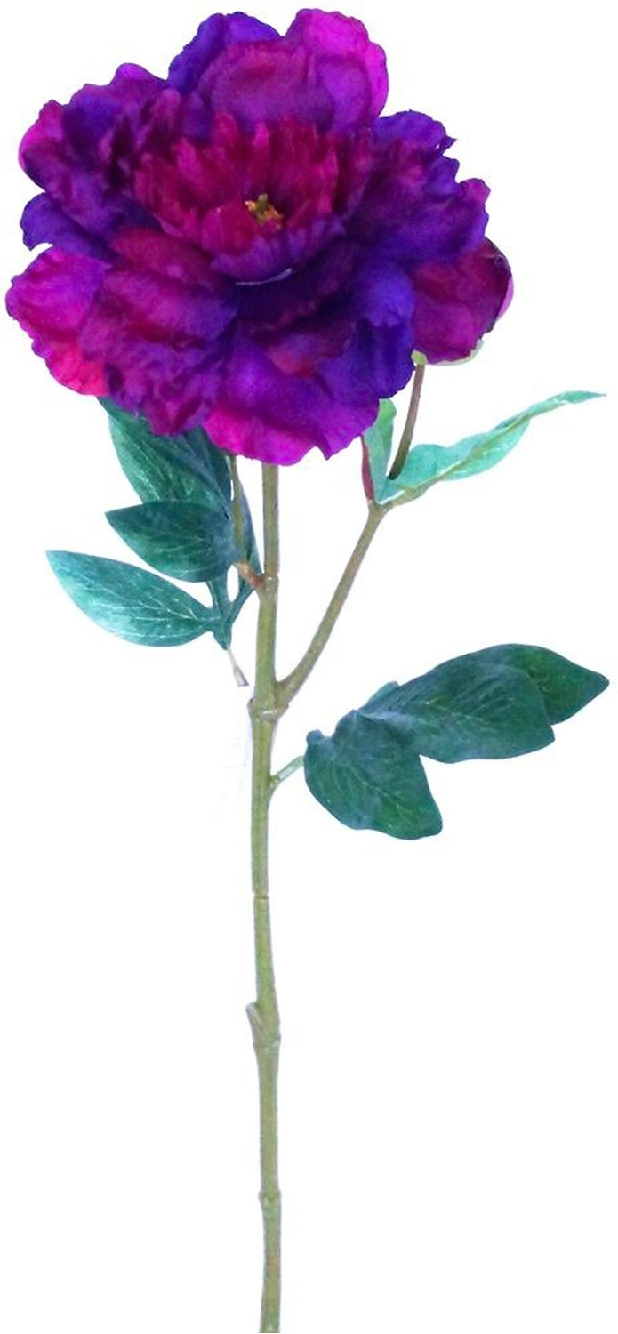 Искусственный цветок Пион фиолетовый 58 см
