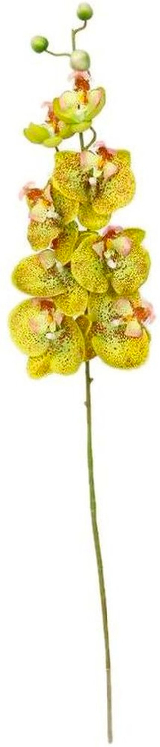 Искусственный цветок Орхидея Фаленопсис светло-коричневая 90 см