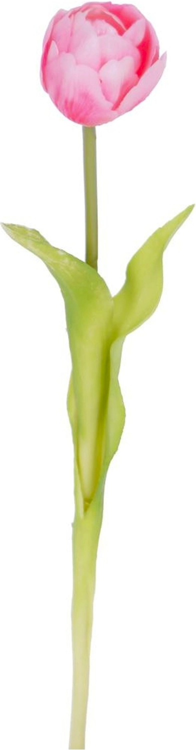 Искусственный цветок Тюльпан розовый 45 см