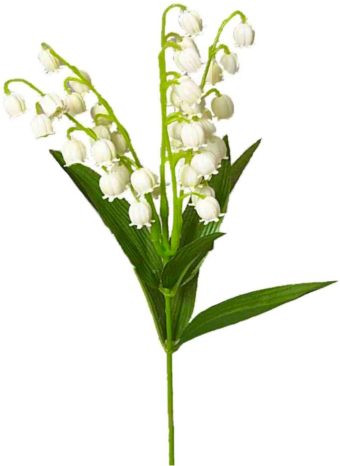 Искусственный цветок Ландыш белый 26 см