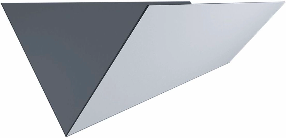 Ендова простая 200х2000 RAL7024 графит, металл