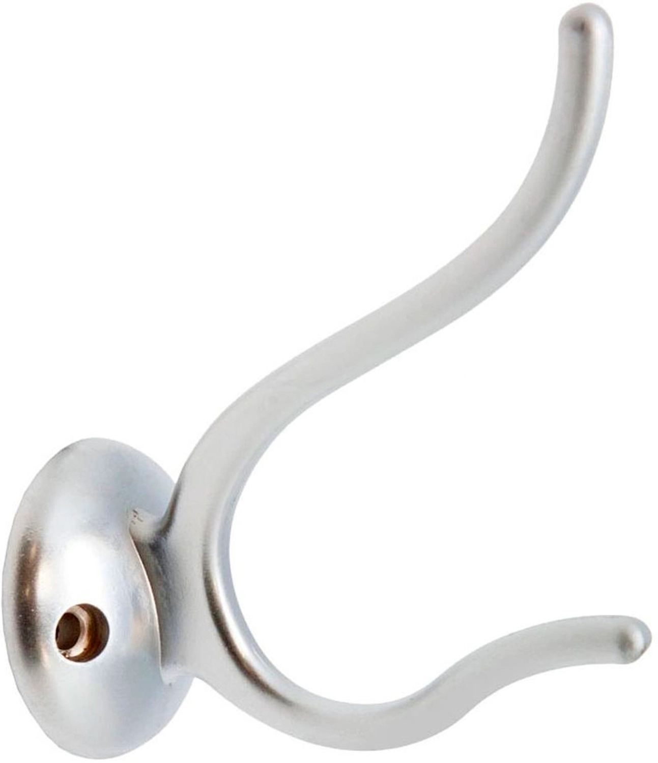 Крючок мебельный KERRON Hooks KR 0190 SC двойной матовый хром