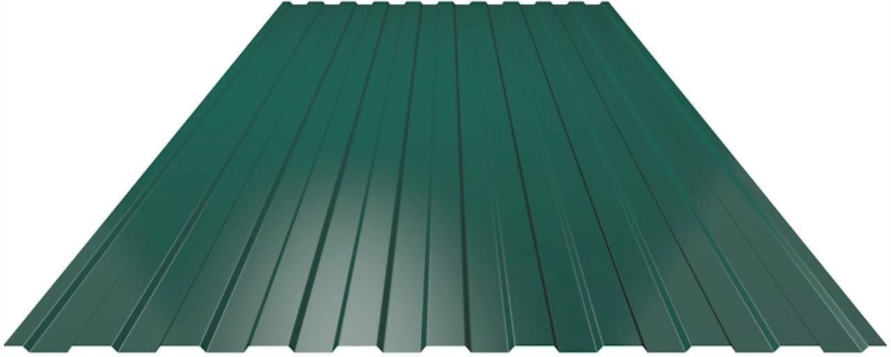 Профнастил Таврос С-8 зеленый 2000x1200х0,45 мм
