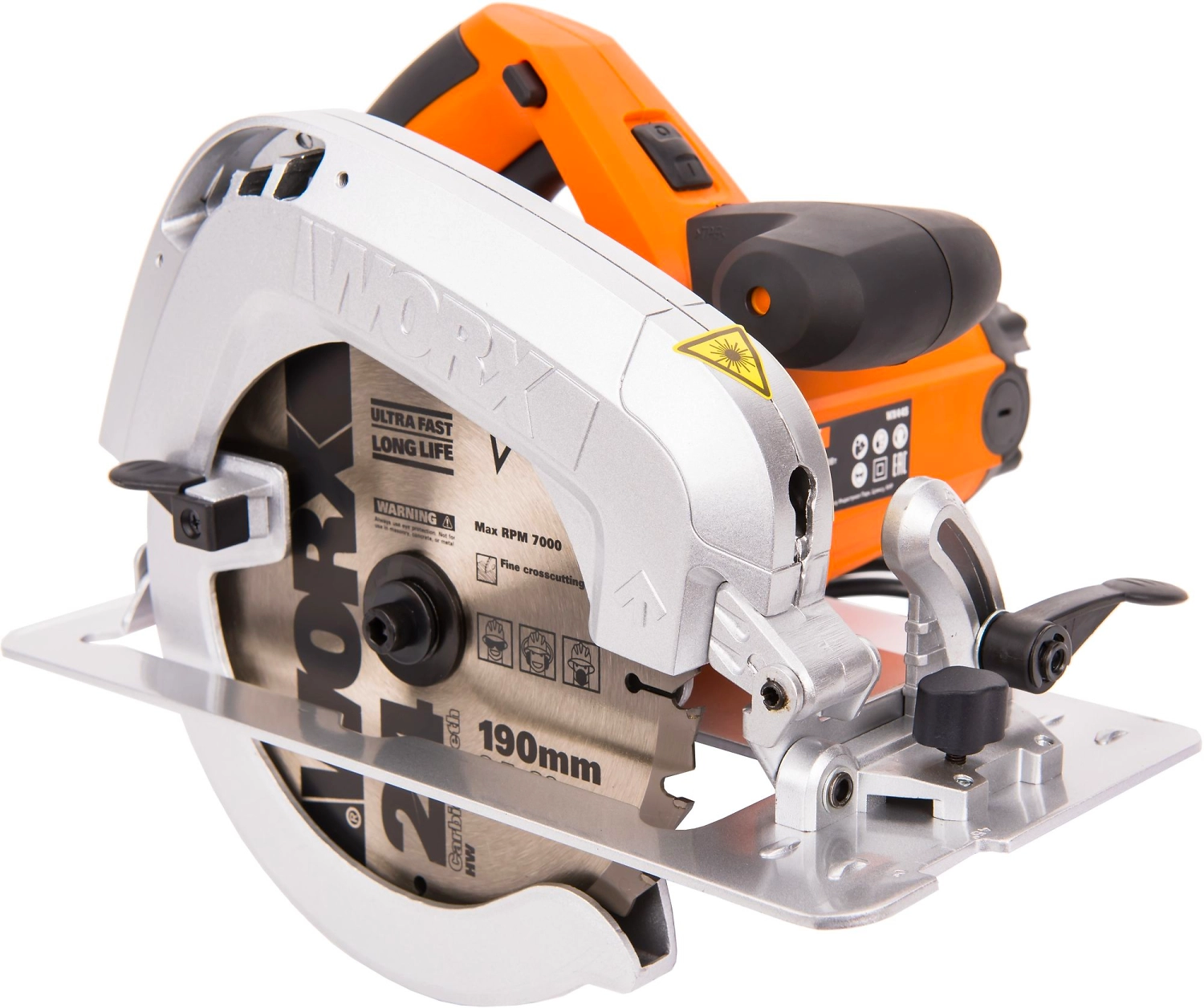 Циркулярная пила Worx WX445 1600 Вт 