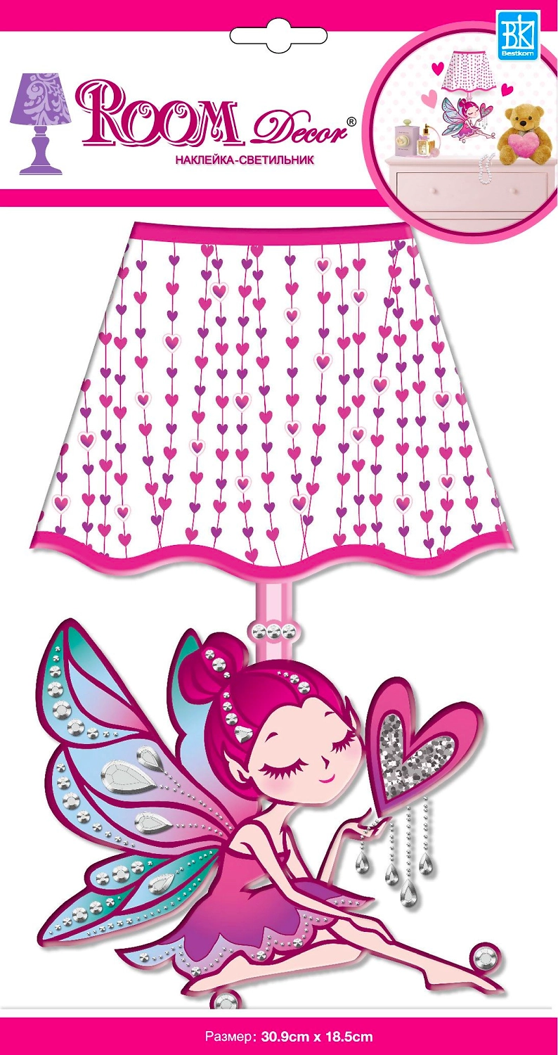 Наклейка декоративная Room Decor 1103 LDA светильник эльф 18x31 см
