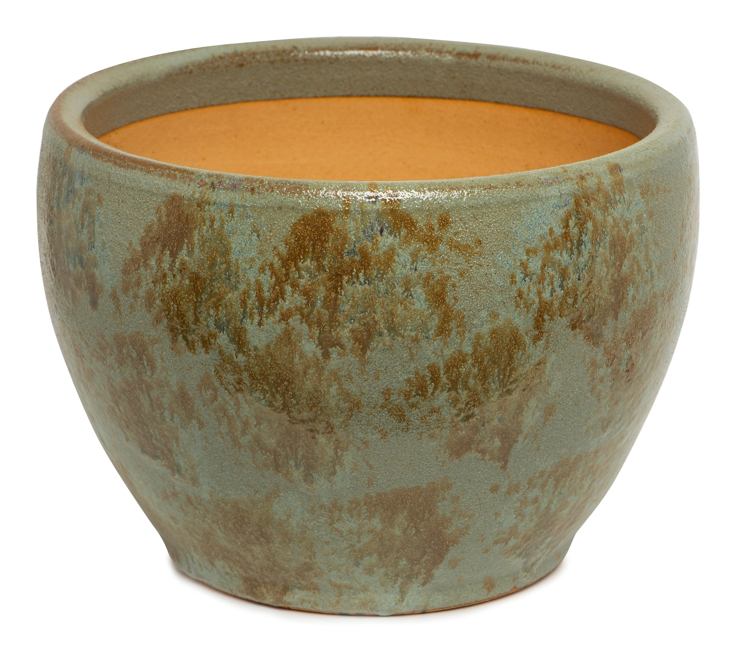 Горшок керамика "Глазурь" серый D34,5 H25,5