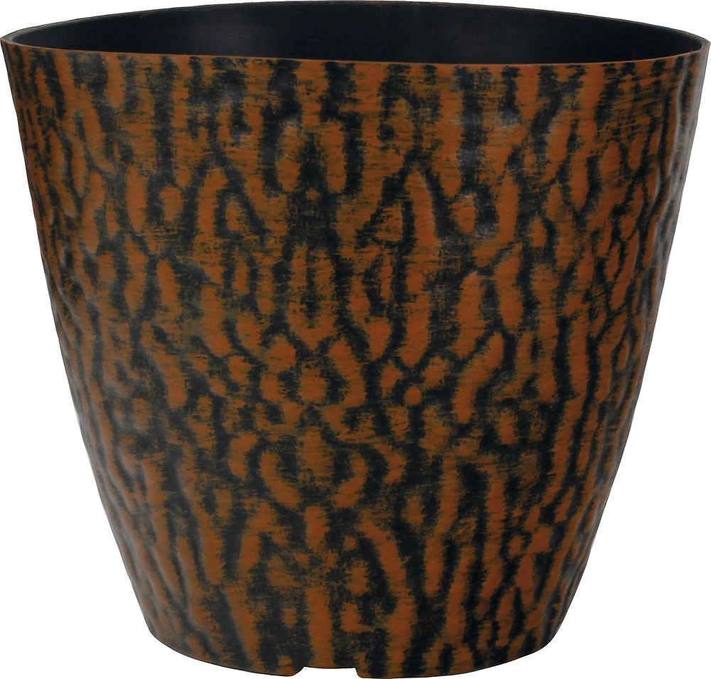 Горшок пластиковый бронза D20 H18