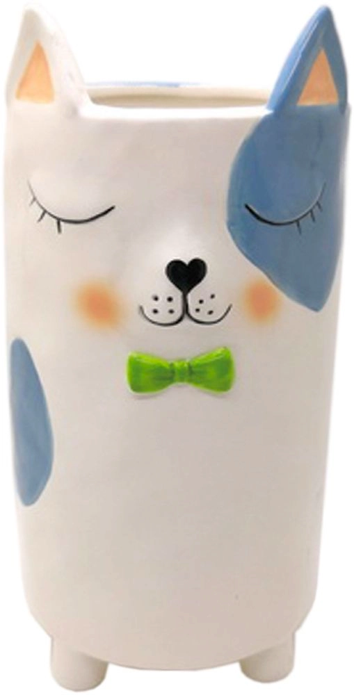 Горшок Кот керамика D11 H26