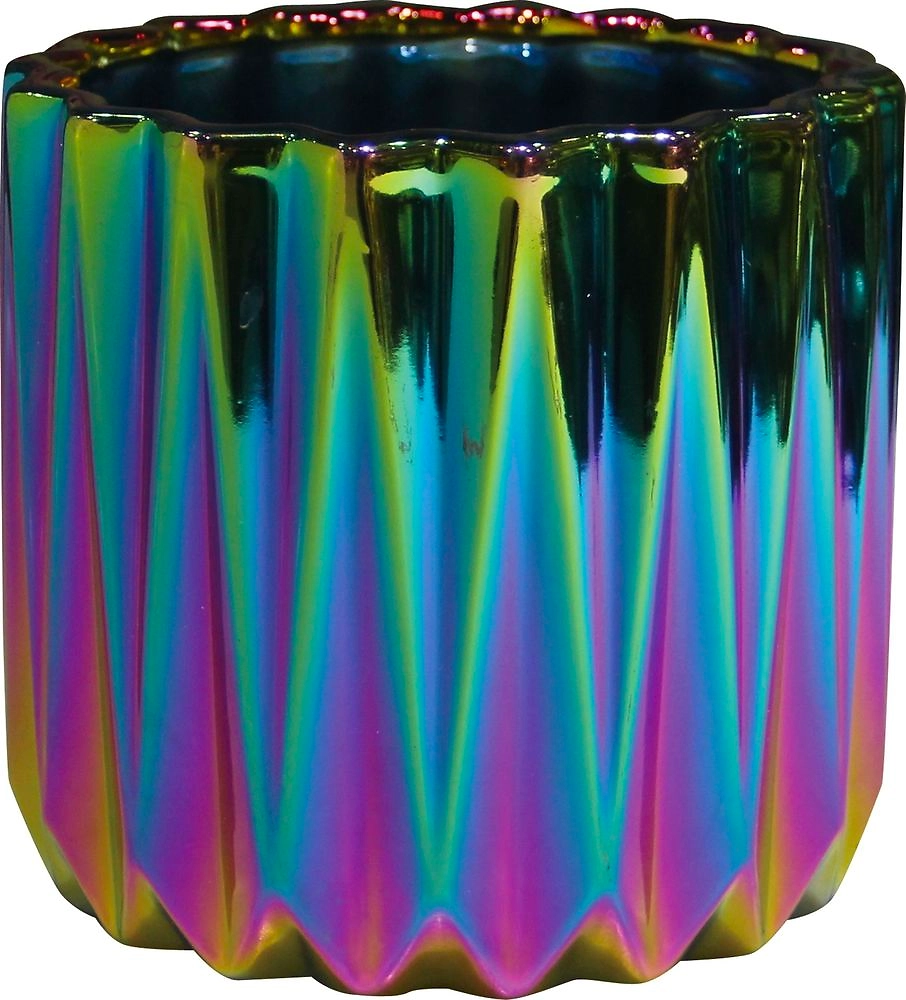 Горшок керамика мультицвет D14 H13