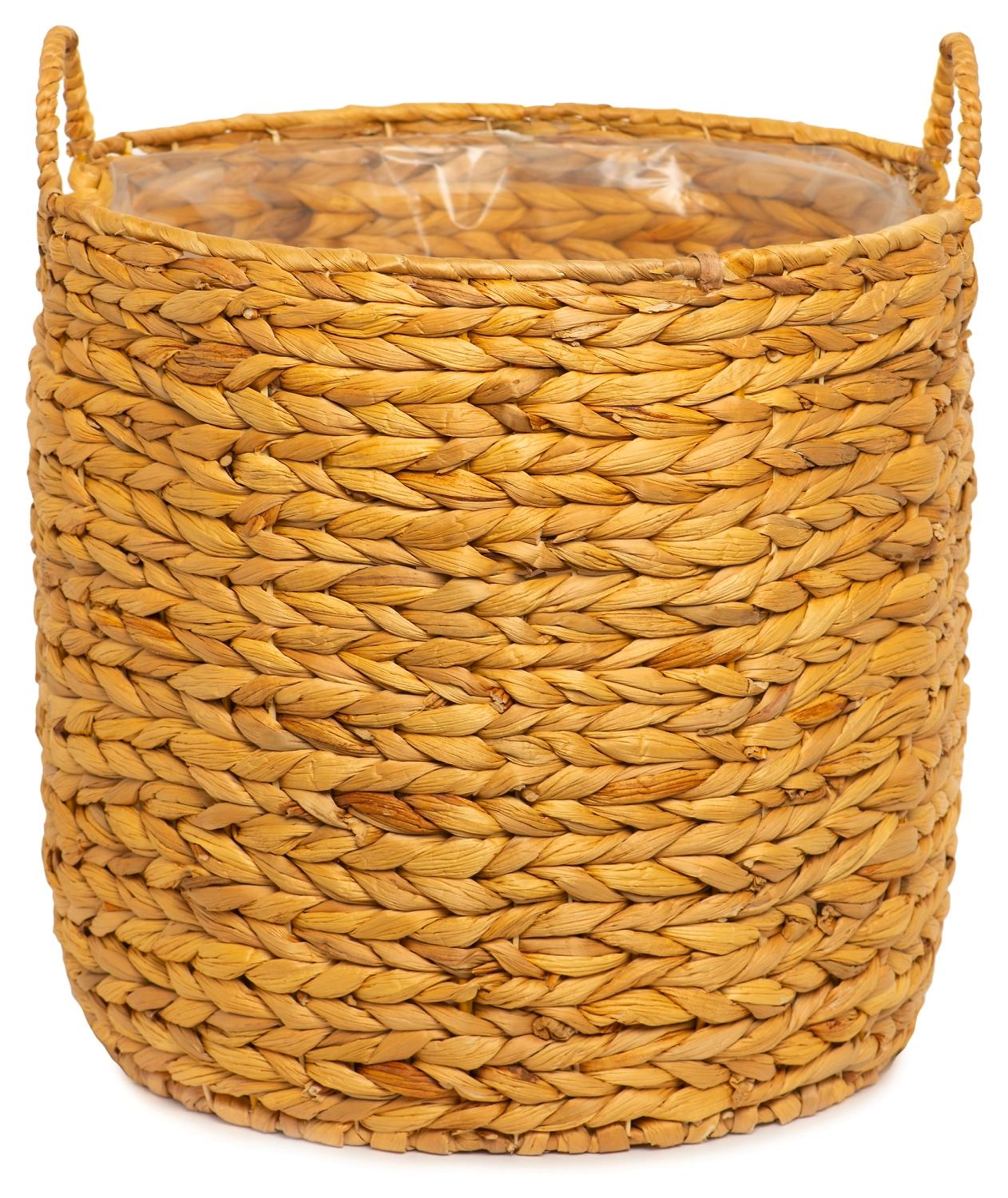 Кашпо водный гиацинт натуральный D38 H35