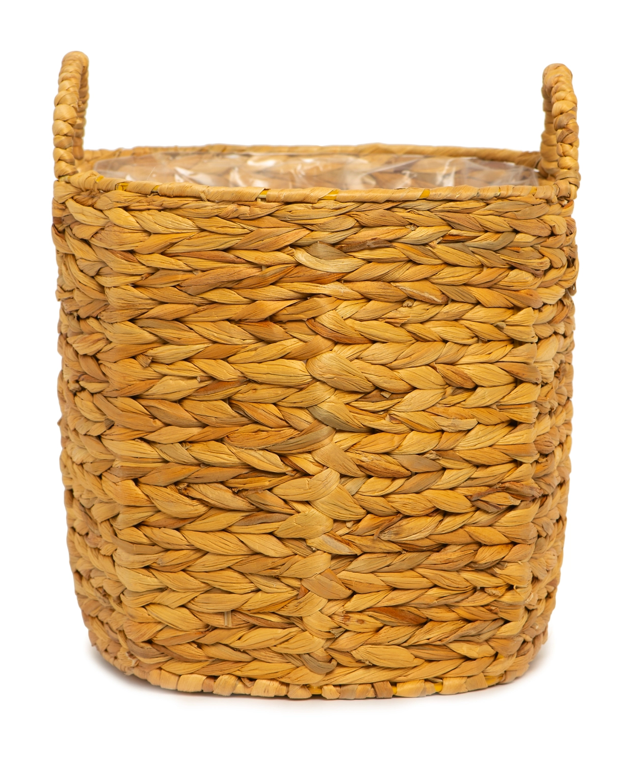 Кашпо водный гиацинт натуральный D28 H25