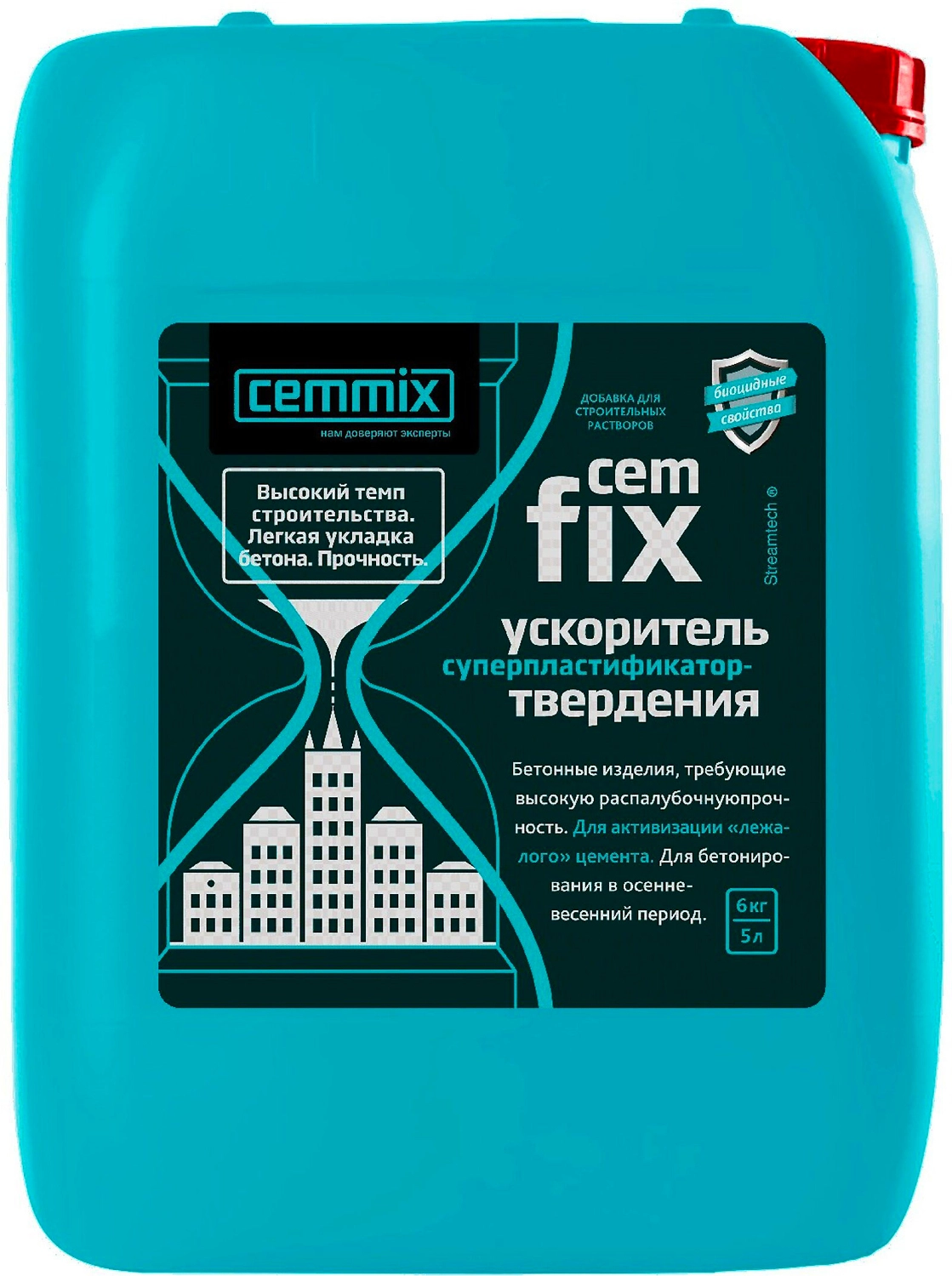 Ускоритель твердения Cemmix CemFix 5 л
