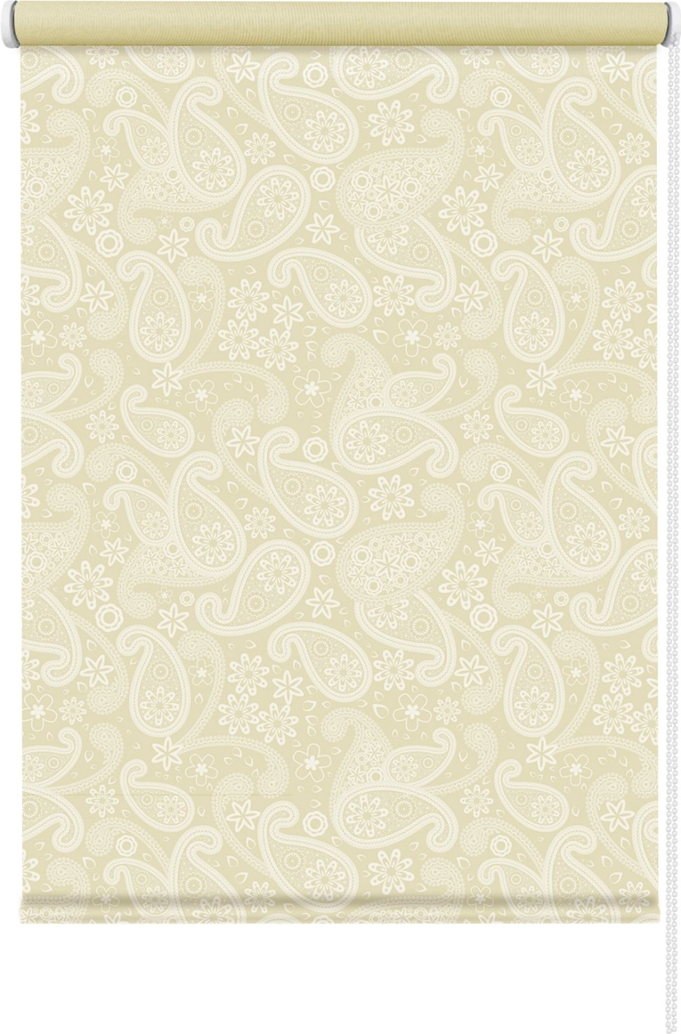 Рулонные шторы Эскар Пейсли ванильный 80x160 см