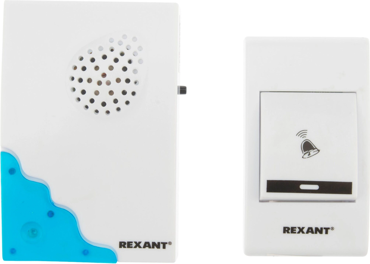 Дверной звонок REXANT RX-1 беспроводной 36 мелодий белый