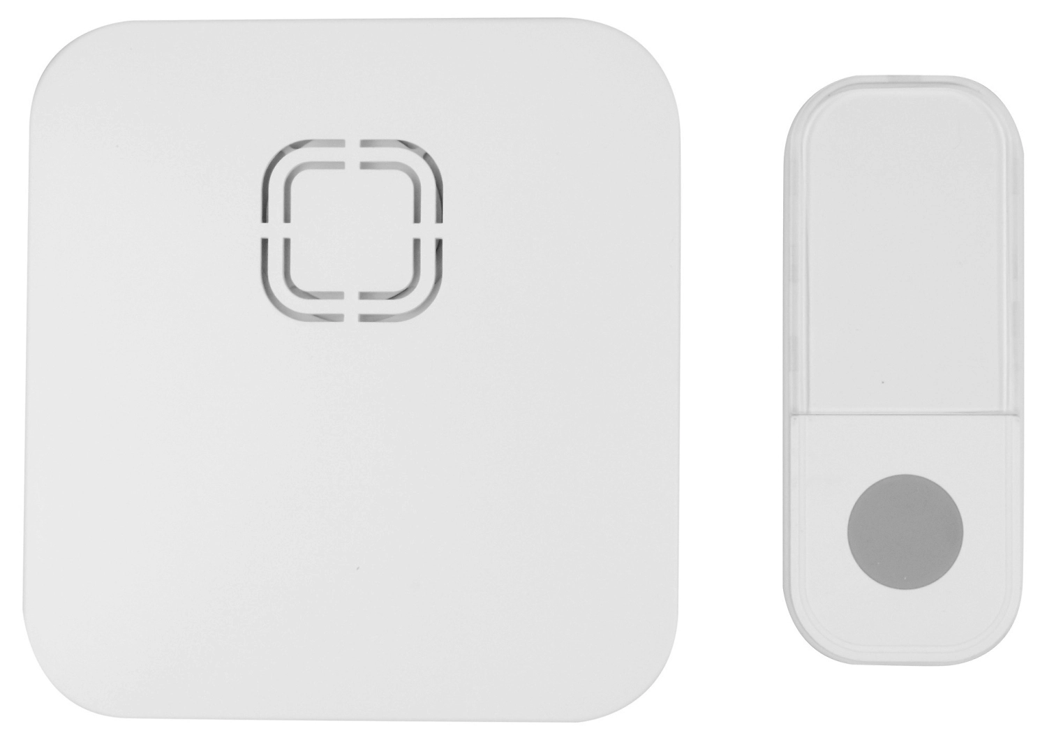 Дверной звонок 389670 беспроводной 36 мелодий белый