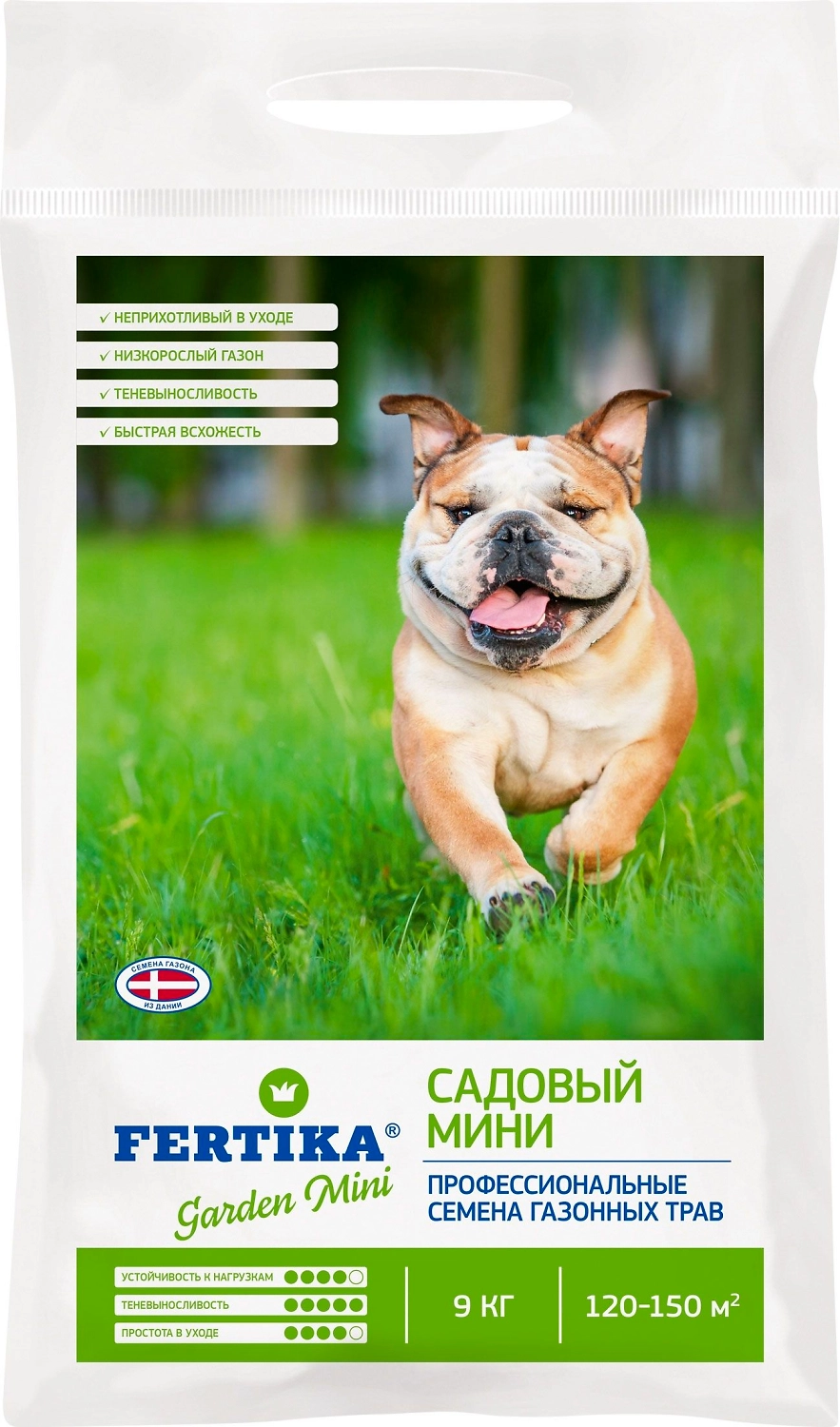 Семена газонной травы FERTIKA Садовый мини 9 кг