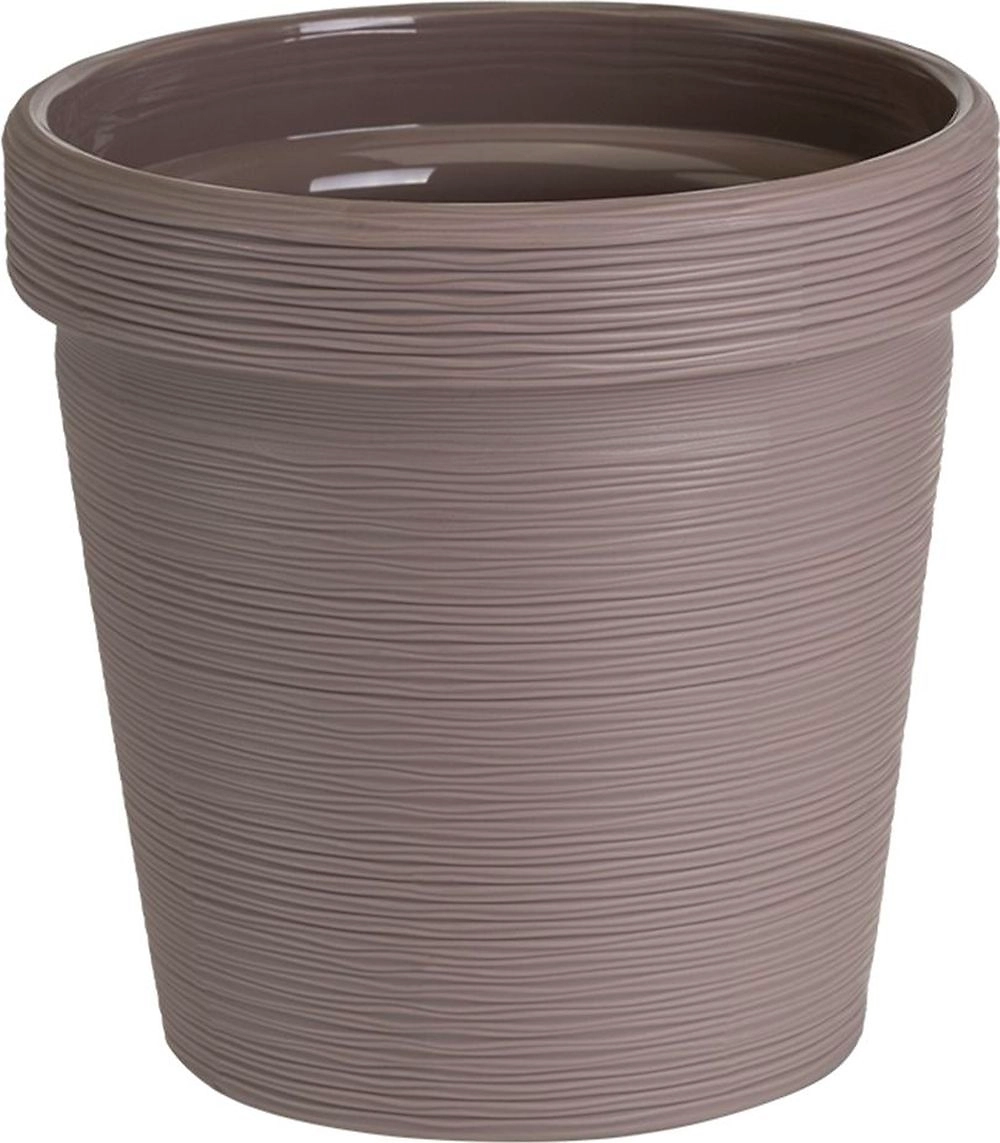 Кашпо со встроенным дренажем ТЕРРА мокко D16,5 H16