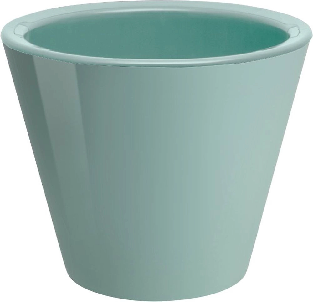 Кашпо со встроенным дренажем КЛАССИКА нефрит D19 H16