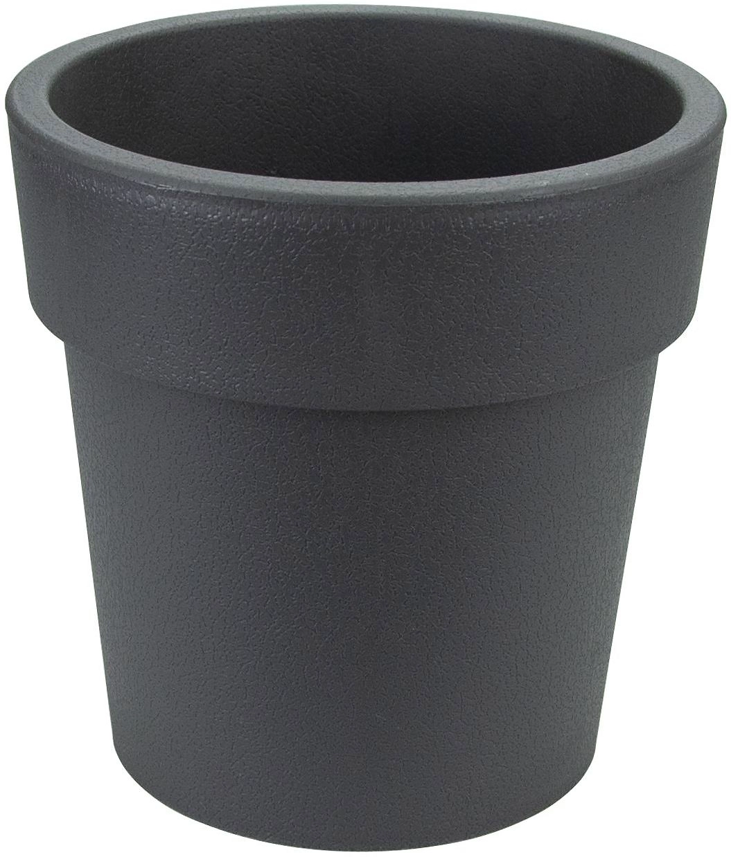 Кашпо тубус IDEA графитовый D20 H20