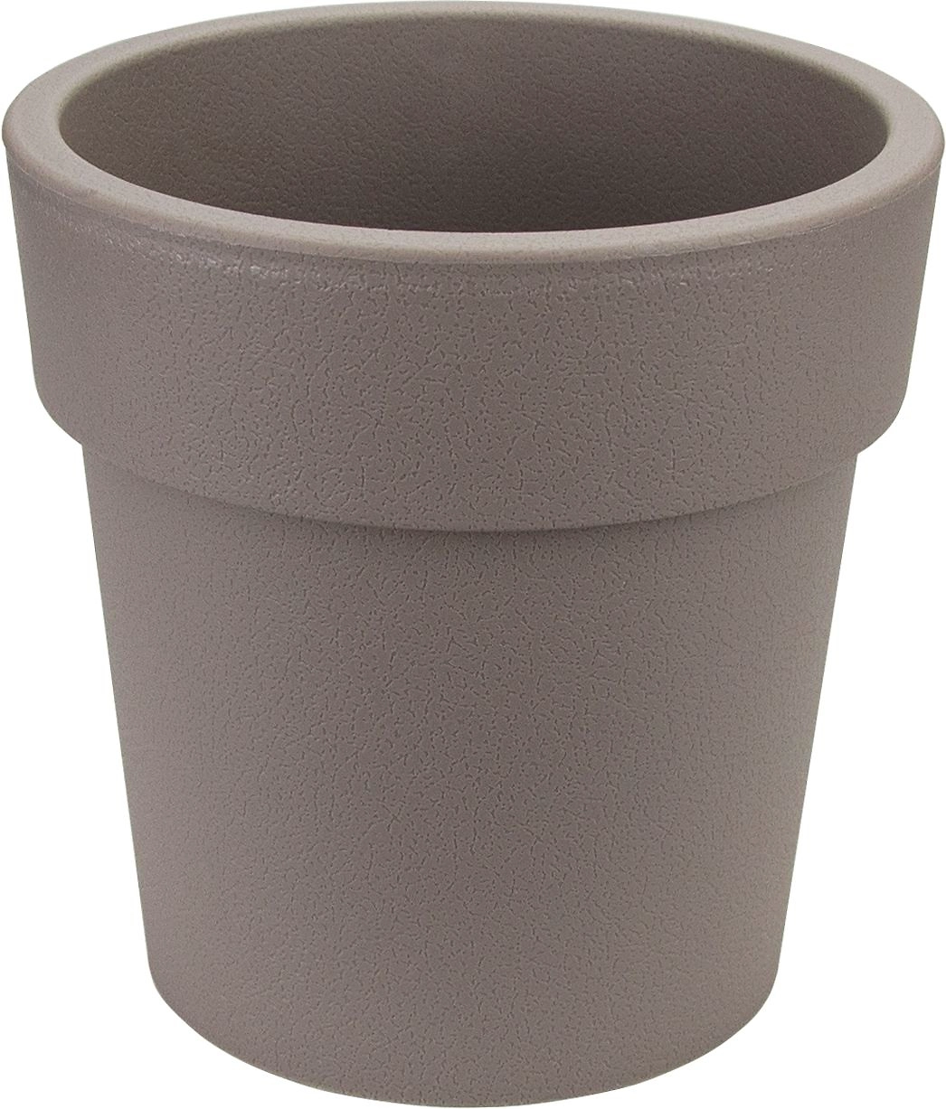 Кашпо тубус IDEA французский серый D25 H25
