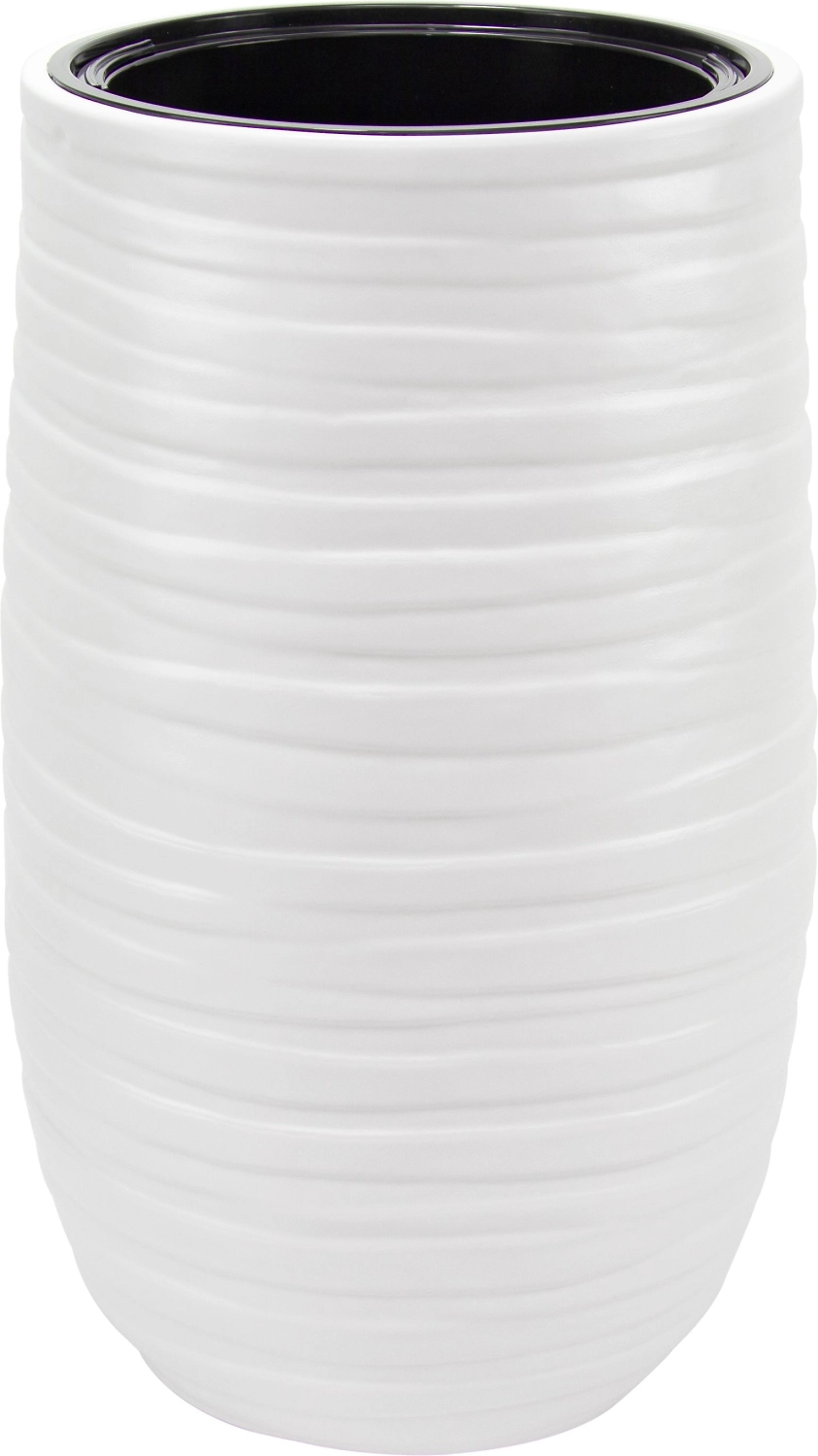 Кашпо лайн IDEA белый ротанг D37,5 H62