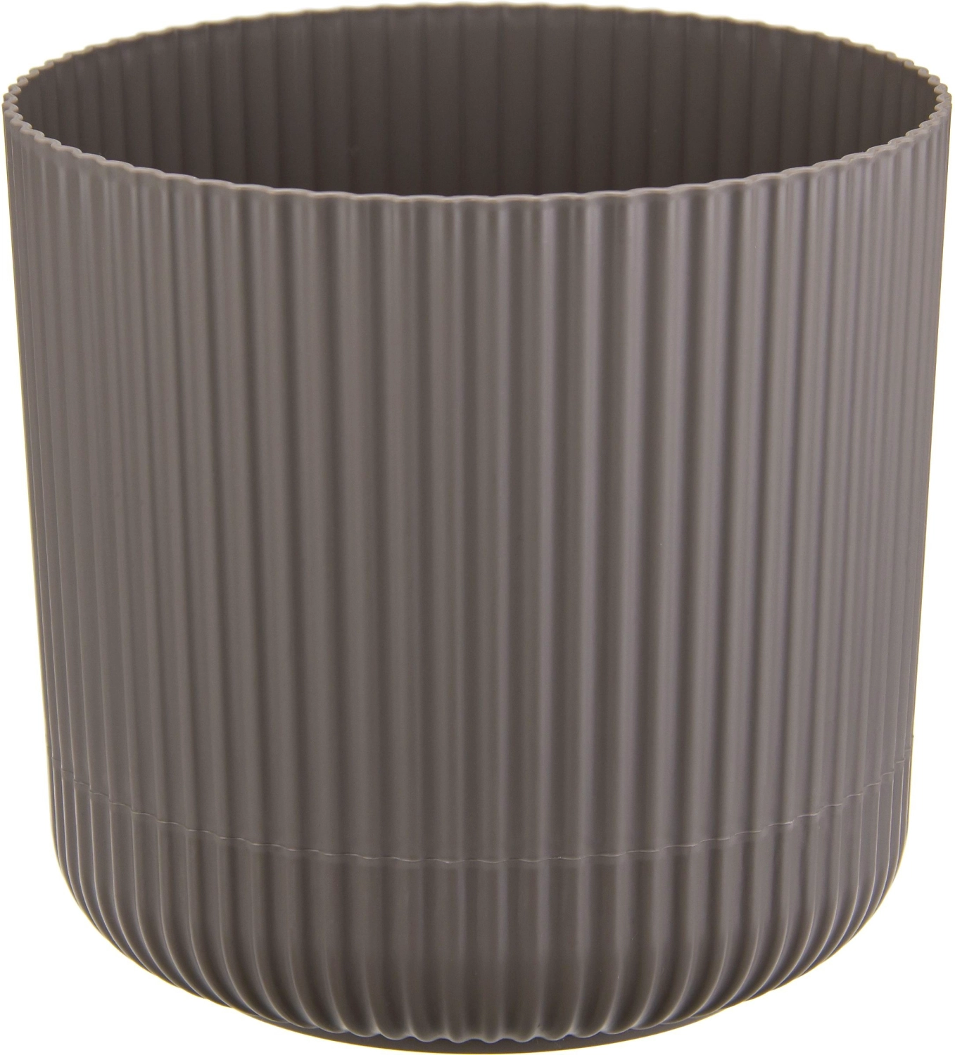 Кашпо вельвет IDEA французский серый D16 H15,5