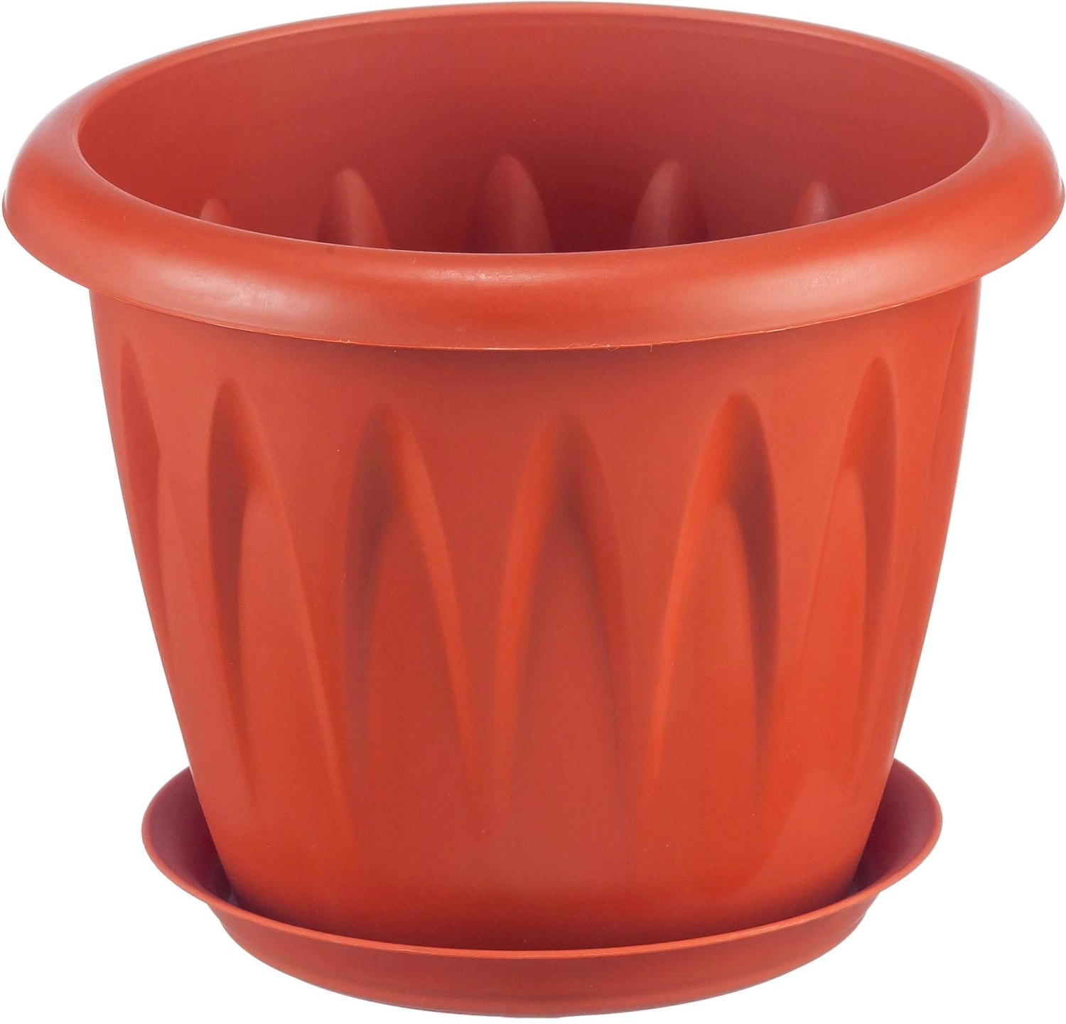 Кашпо алиция IDEA терракотовый D20 H16