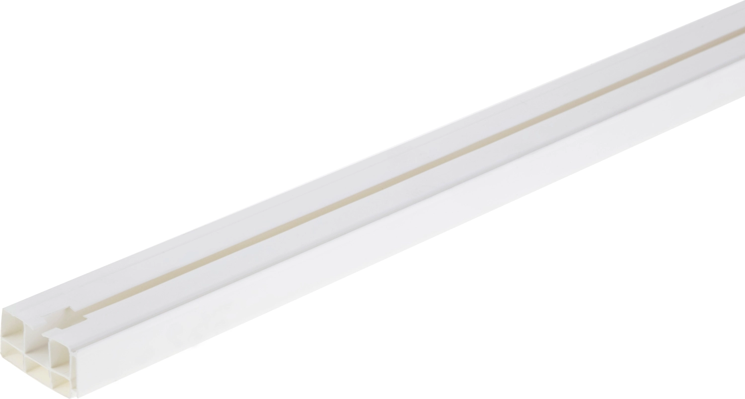 Профиль однорядный Конструктор белый 2.4 м