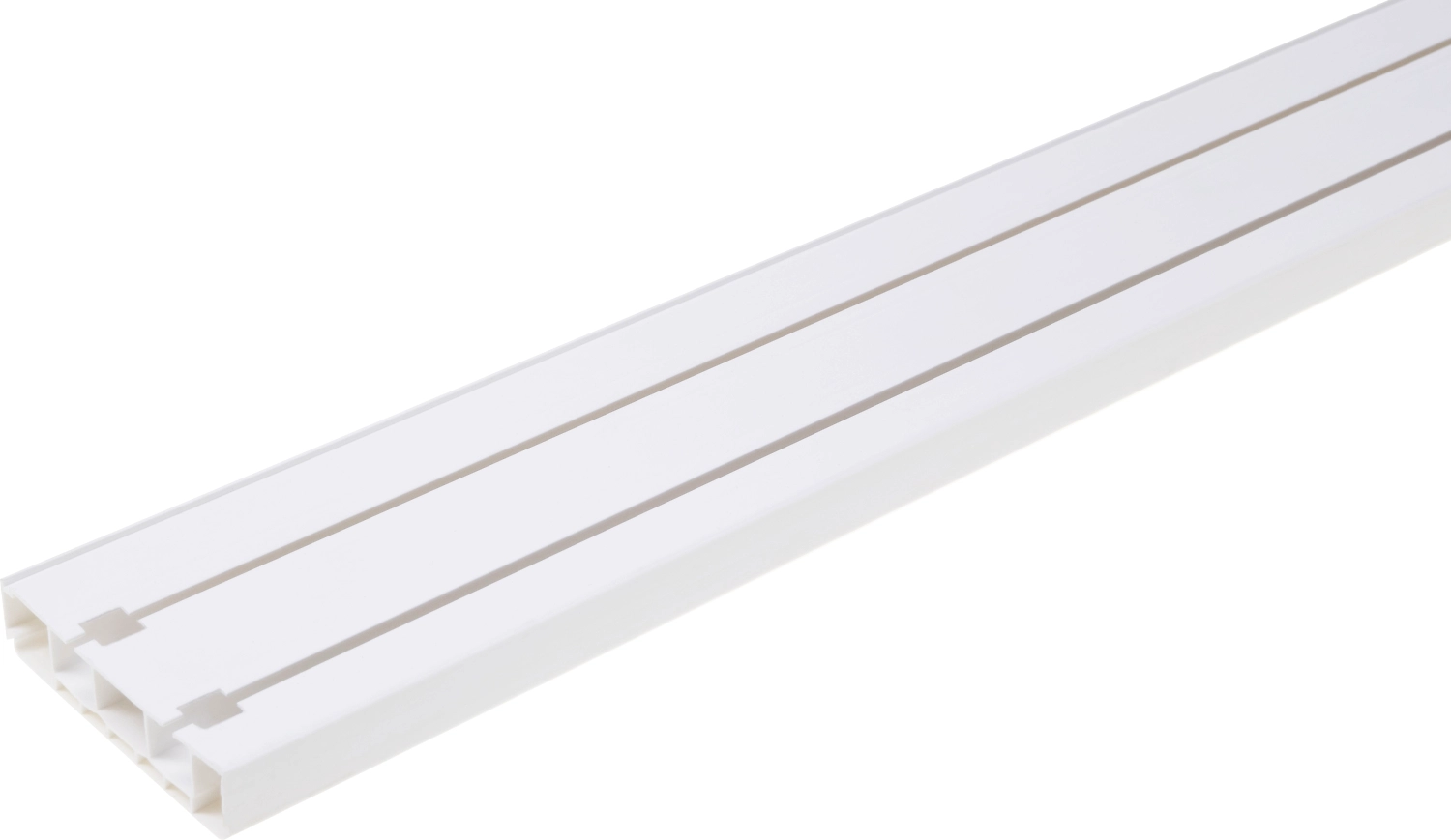 Профиль двухрядный Конструктор белый 2.4 м