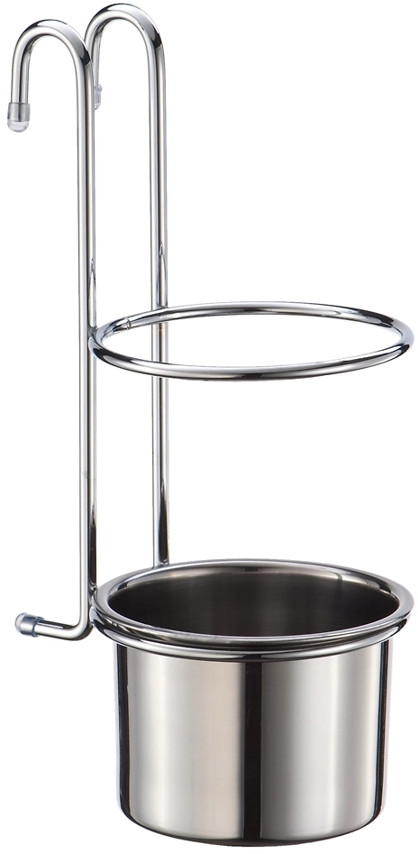 Стакан для столовых приборов LEMAX хром 205х130 мм