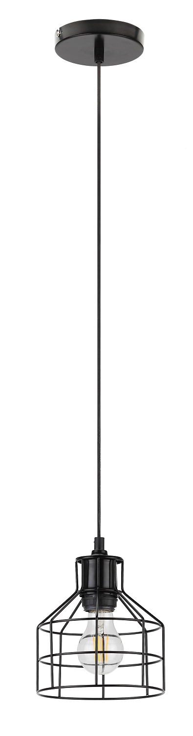 Подвес ЭРА PL9 BK метал E27 60 Вт черный