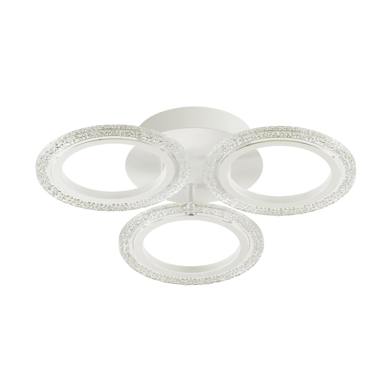 Люстра Lumion Silas LED 48 Вт с пультом ДО 40x8x40 см, белый