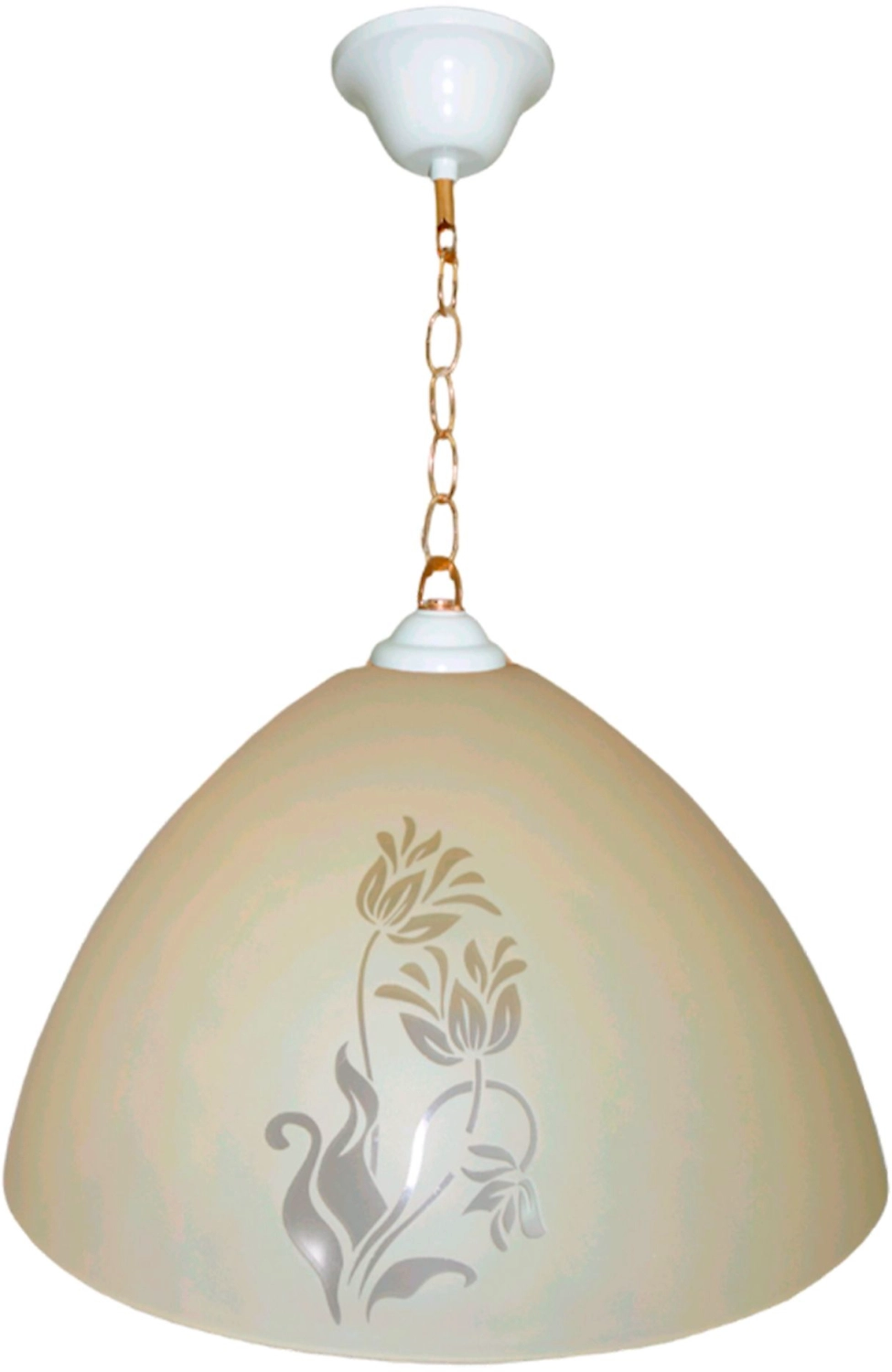 Подвес потолочный 1xE27x60 Вт стекло желтый 33x20x45 см