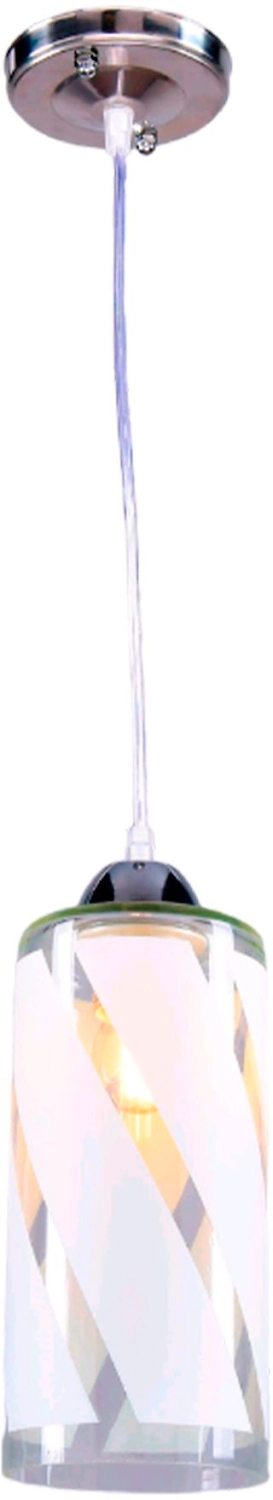 Подвес потолочный 1xE27x60 Вт стекло белый 10x28x88 см